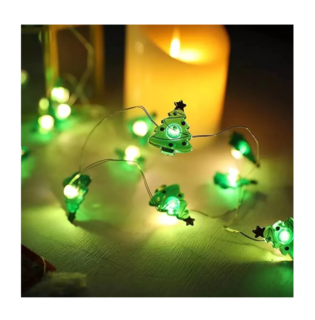 Foto 5 | Luces Led de Cadena Decoración Navideña 2 Piezas 5 M 50 Led Mezcla De Colores