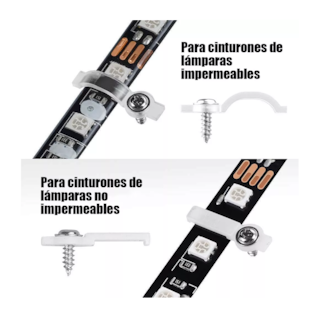 Foto 4 | Conector Broche para Unir Tira Led Rgb 4 Pines 10 mm 95 Piezas