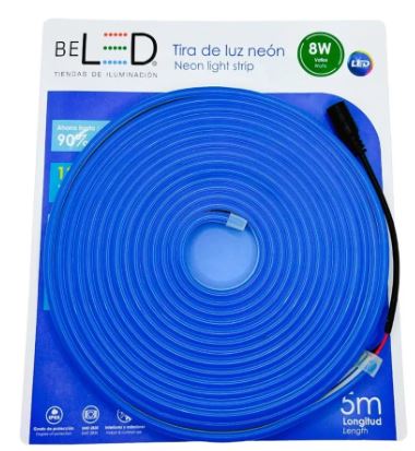 Foto 1 | Tira Led Neon 5m, Azul