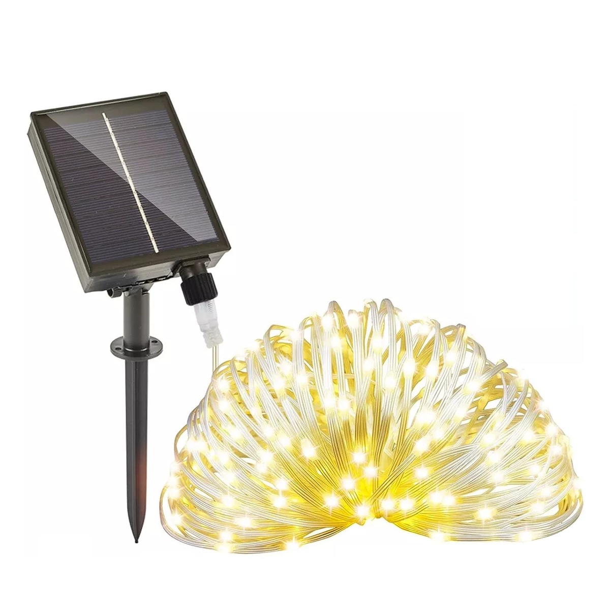 Foto 2 pulgar | Luces Solares Exterior 800 LED Eo Safe Imports Amarillo 100m