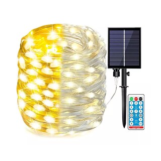 Foto 5 | Luces Solares Exterior 800 LED Eo Safe Imports Amarillo 100m