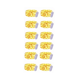 Foto 1 | Luces Decorativas LED Eo Safe Imports de Alambre Amarillo 12 piezas