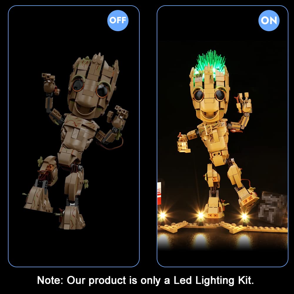 Foto 3 pulgar | Kit De Luces Led Para Lego Marvel I Am Groot 76217 De Vonado - Venta Internacional.