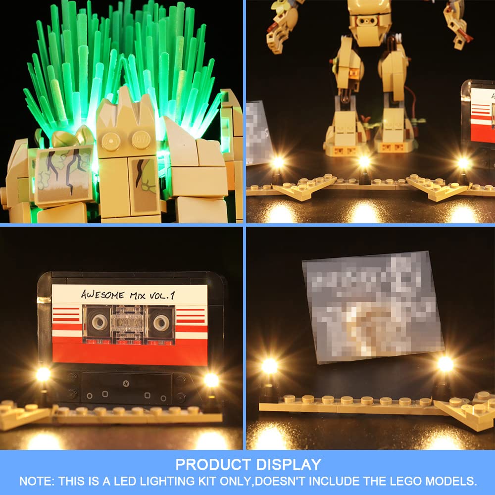 Foto 5 pulgar | Kit De Luces Led Para Lego Marvel I Am Groot 76217 De Vonado - Venta Internacional.