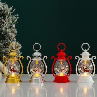 Foto 5 | Lámpara De Aceite Pequeña Creativa Hecha A Mano Brillante Para Decoración Navideña - Venta Internacional.