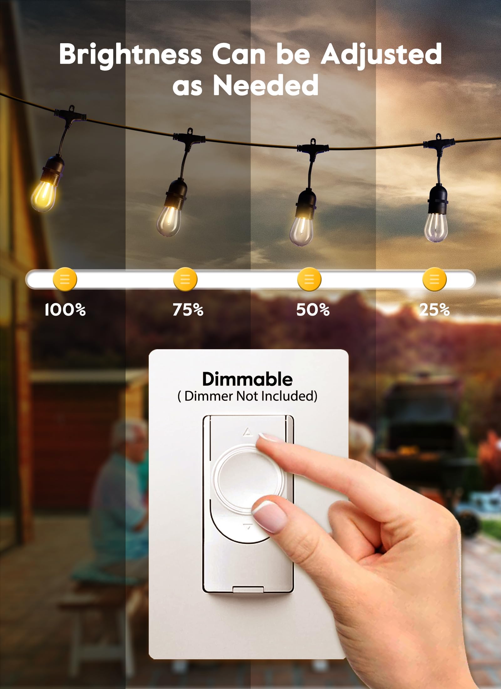 Foto 7 pulgar | Bombillas Led Minetom S14, 2 W, 15 Unidades, 2700 K, E26, E27, 120 V - Venta Internacional.