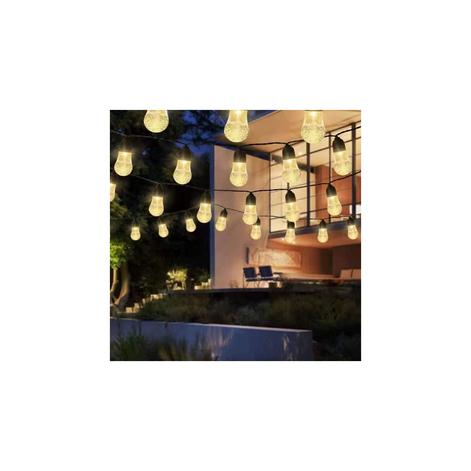 Foto 2 pulgar | Lámpara Led Solar Vintage Para Decoración De Jardín, 6,5 M, Con 8 Modos - Venta Internacional.