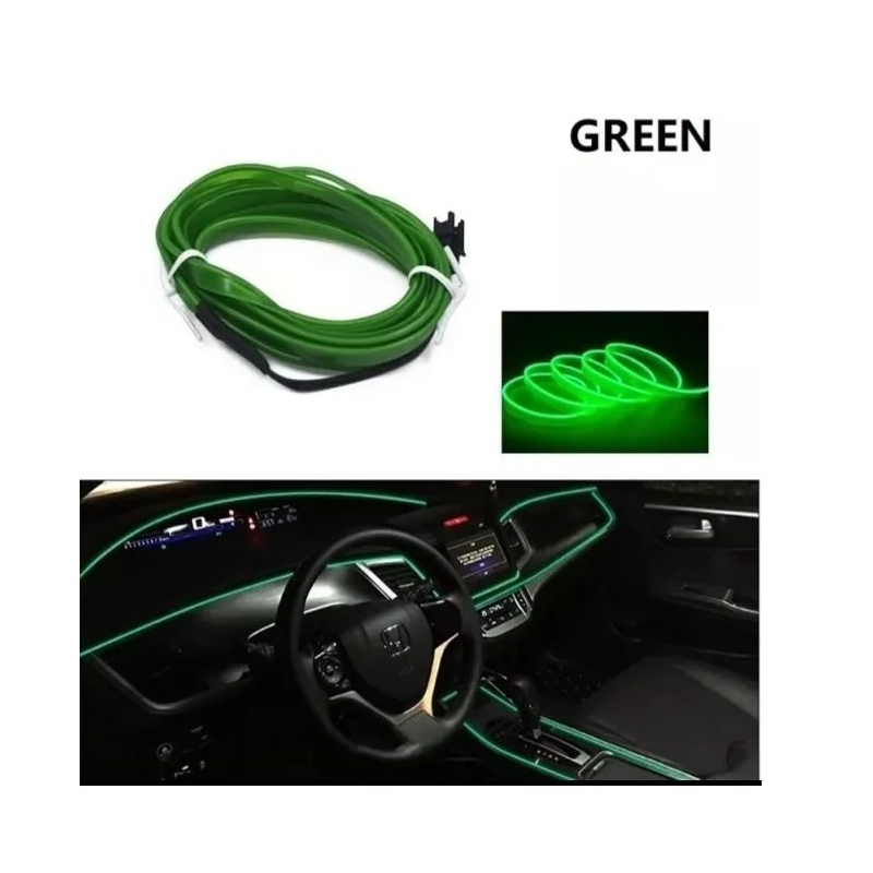 Foto 5 | Tira de Luces Neón Flexible 5 Metros 5 Colores - Venta Internacional
