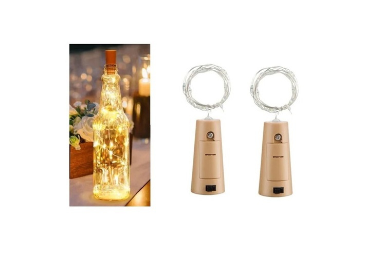 Foto 5 pulgar | Luces de Corcho Fairy Wire Paquete de 10 Unidades Blanco Cálido - Venta Internacional