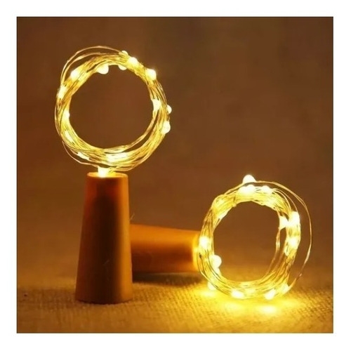 Foto 7 pulgar | Luces de Corcho Fairy Wire Paquete de 10 Unidades Blanco Cálido - Venta Internacional
