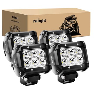 Foto 1 | Barra De Puntos De Luz Led Nilight De 18 W, 1260 Lm, 24 V, 12 V, 4 Unidades - Venta Internacional.