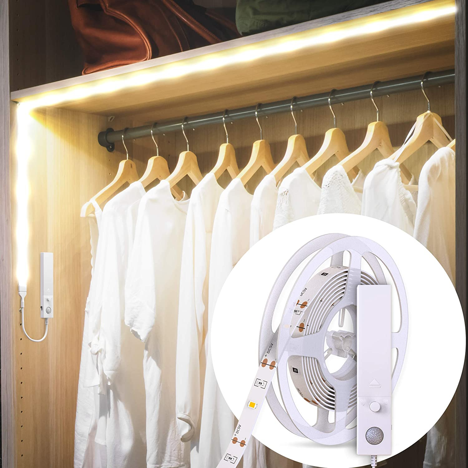 Foto 1 | Tira Led Jieyou Con Sensor De Movimiento De 1 M - Luces Blancas - Venta Internacional.