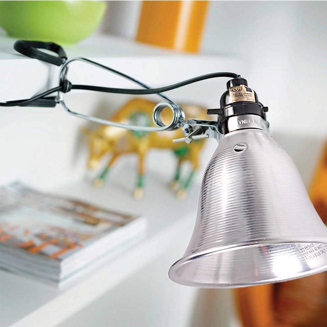 Foto 4 | Enchufe De Lámpara Tipo Pinza Simple Deluxe Con Reflector De Aluminio De 14 Cm - Venta Internacional.