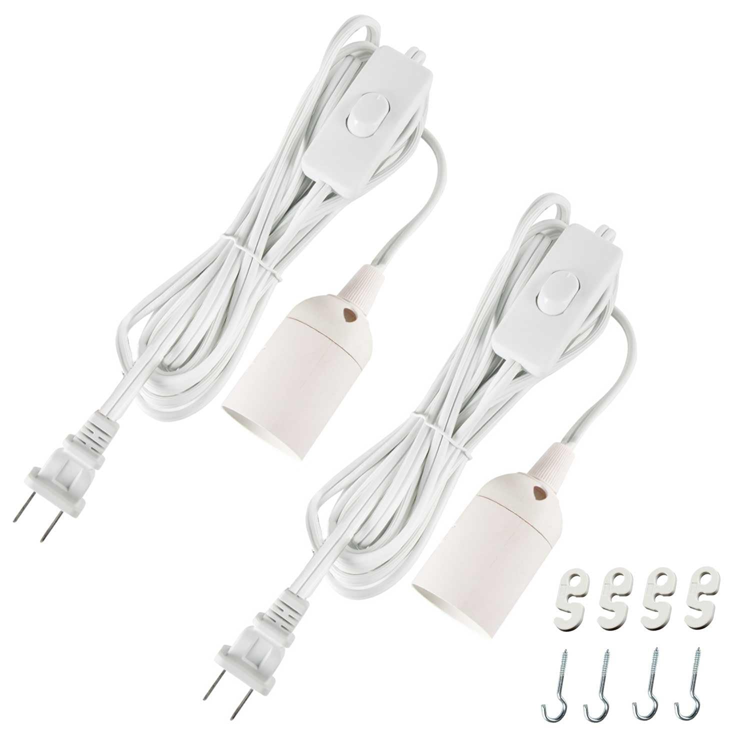 Foto 2 pulgar | Cable De Lámpara Colgante Con Forma De Linterna Colgante De 15 Pies, Paquete De 2 - Venta Internacional.