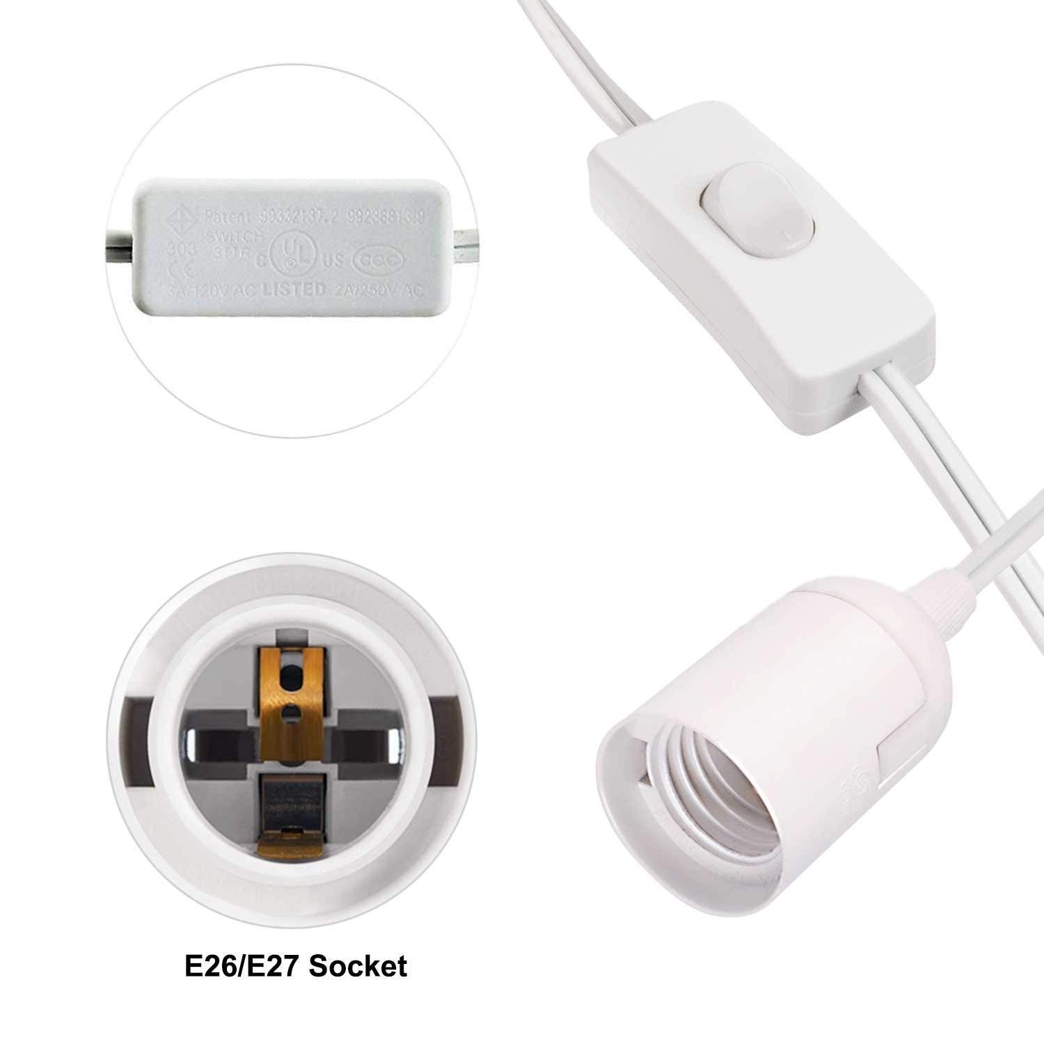 Foto 4 pulgar | Cable De Lámpara Colgante Con Forma De Farol Colgante De Extensión, Paquete De 6 M - Venta Internacional.