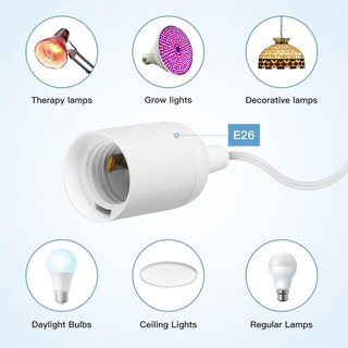 Foto 5 | Cable De Lámpara Colgante Con Forma De Farol Colgante De Extensión, 6 M, Simple Deluxe - Venta Internacional.
