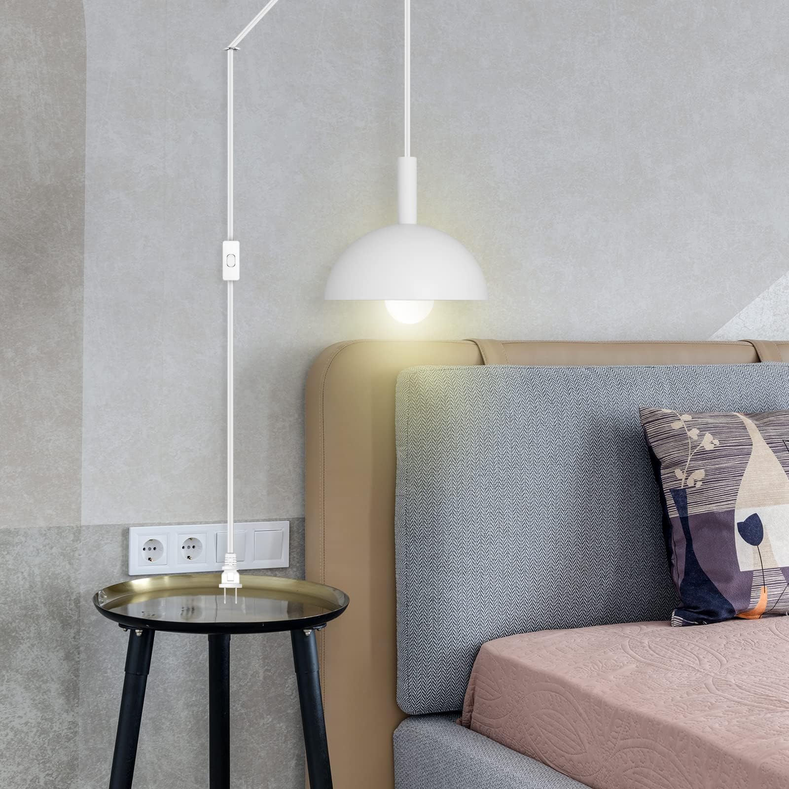 Foto 7 | Cable De Lámpara Colgante Con Forma De Farol Colgante De Extensión, 6 M, Simple Deluxe - Venta Internacional.