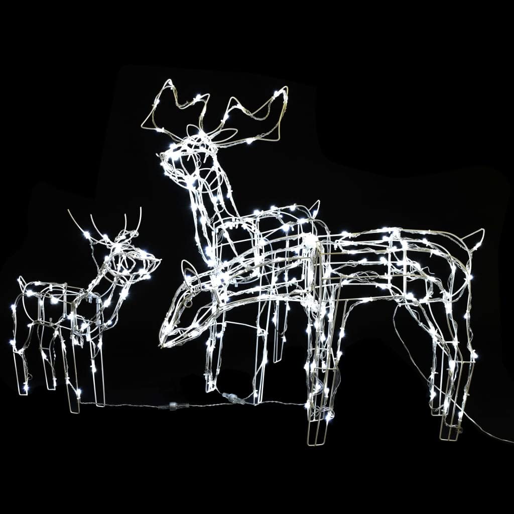 Foto 4 pulgar | Set Familiar De Renos Navideños Vidaxl Iluminado Con 229 Led - Venta Internacional.