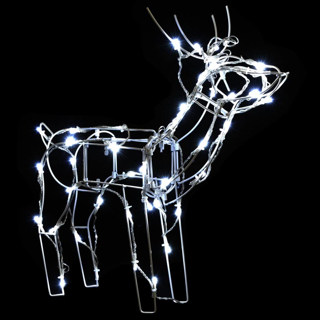 Foto 6 pulgar | Set Familiar De Renos Navideños Vidaxl Iluminado Con 229 Led - Venta Internacional.