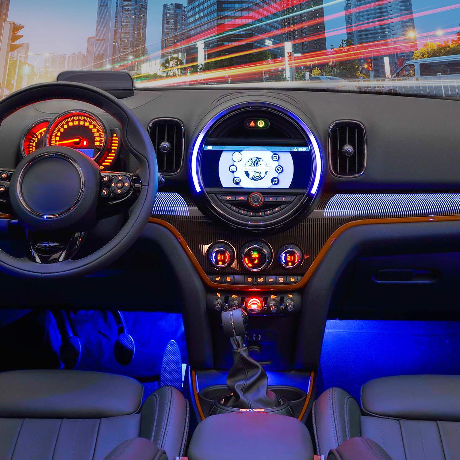 Foto 7 | Lámpara Para Coche Nilight, 48 Led Dc, 5 V, Multicolor, Con Mando A Distancia - Venta Internacional.