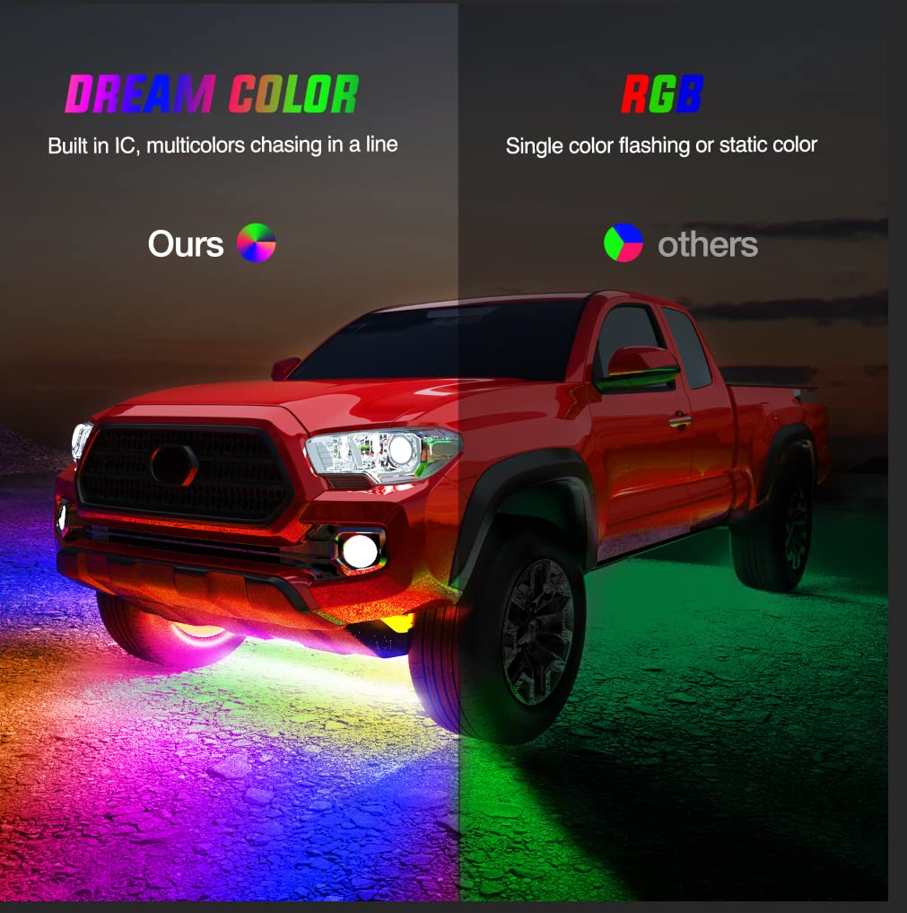 Foto 7 pulgar | Tiras De Luces Decorativas De Neón Para Coche Underglow, 256 Led, Nilight - Venta Internacional.