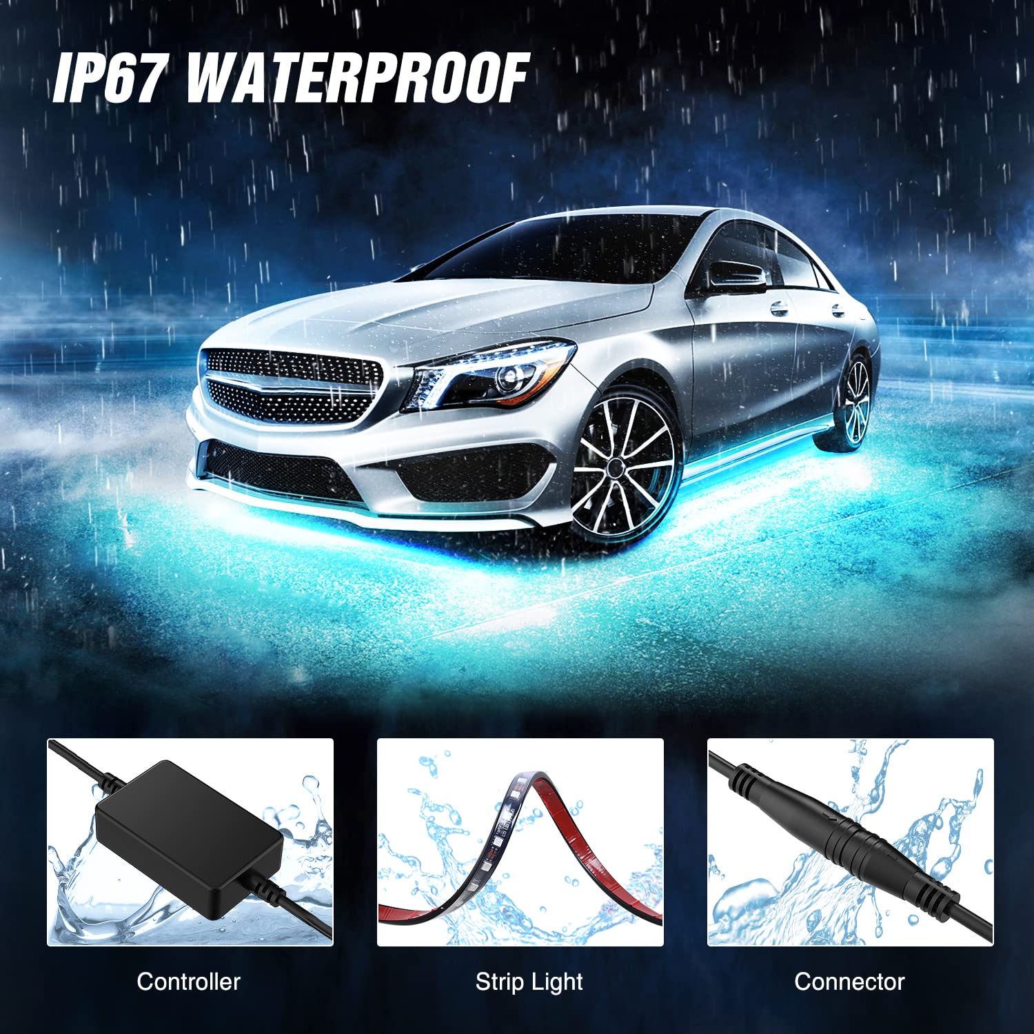 Foto 7 pulgar | Tiras Decorativas De Neón Para Coche Underglow Nilight, 252 Led Rgb - Venta Internacional.