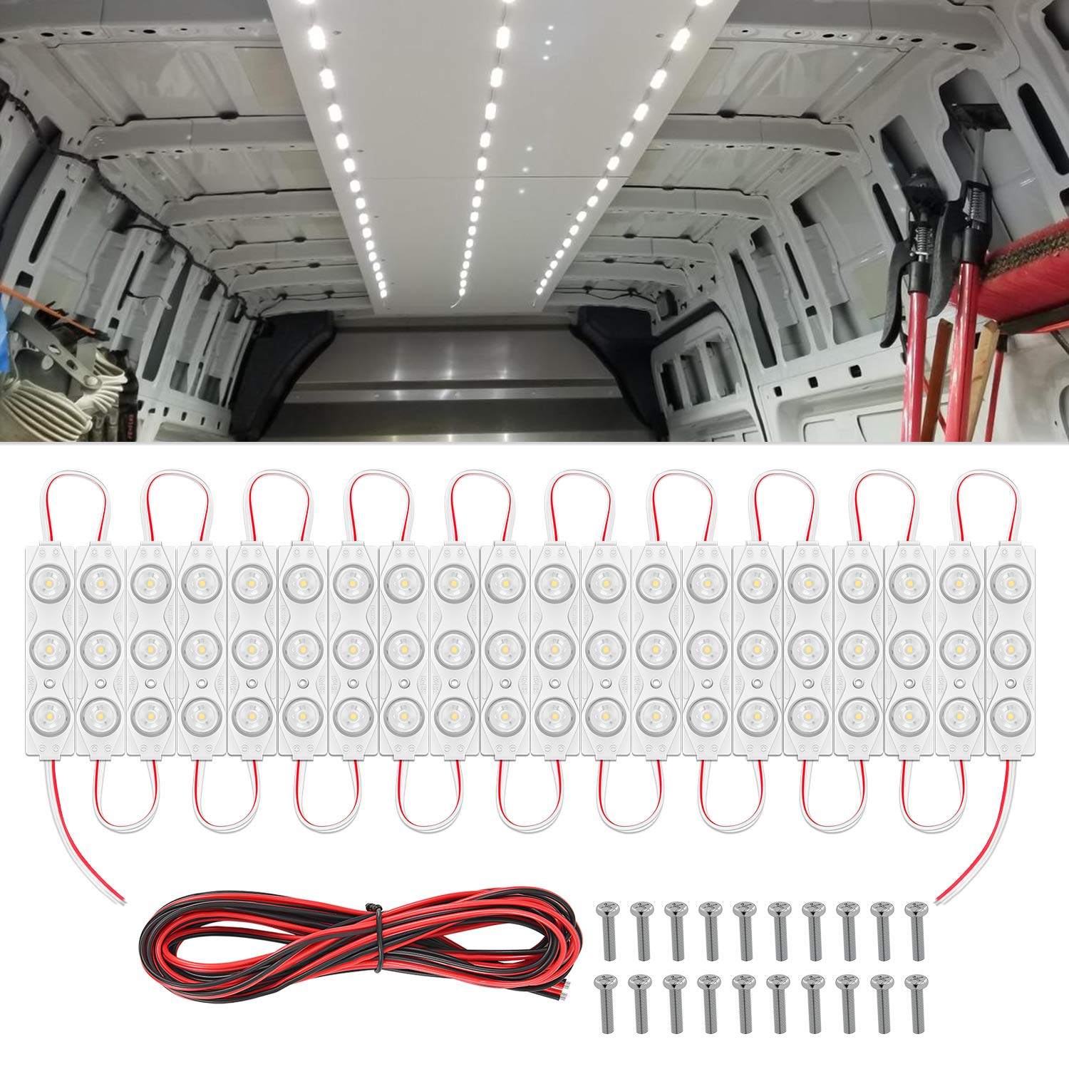 Foto 2 pulgar | Kit De Iluminación Interior Nilight Tl-39 Para Furgoneta, Camión, Caravana, Barco, 12 V - Venta Internacional.