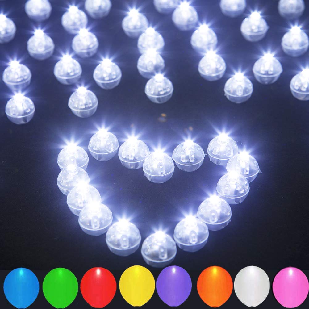 Foto 2 pulgar | Lámpara Led Para Globos Jjgoo Mini, Redonda, Impermeable, 30 Unidades - Venta Internacional.