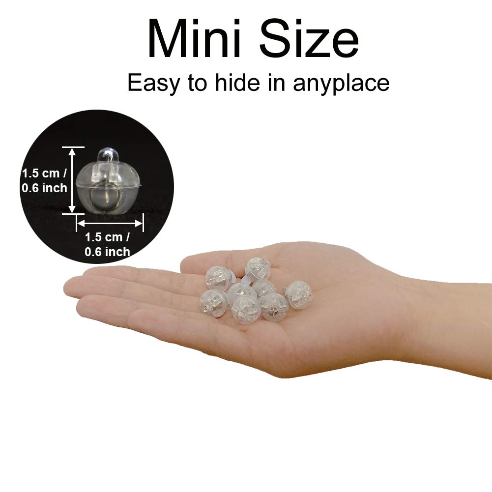 Foto 6 pulgar | Lámpara Led Para Globos Jjgoo Mini, Redonda, Impermeable, 30 Unidades - Venta Internacional.