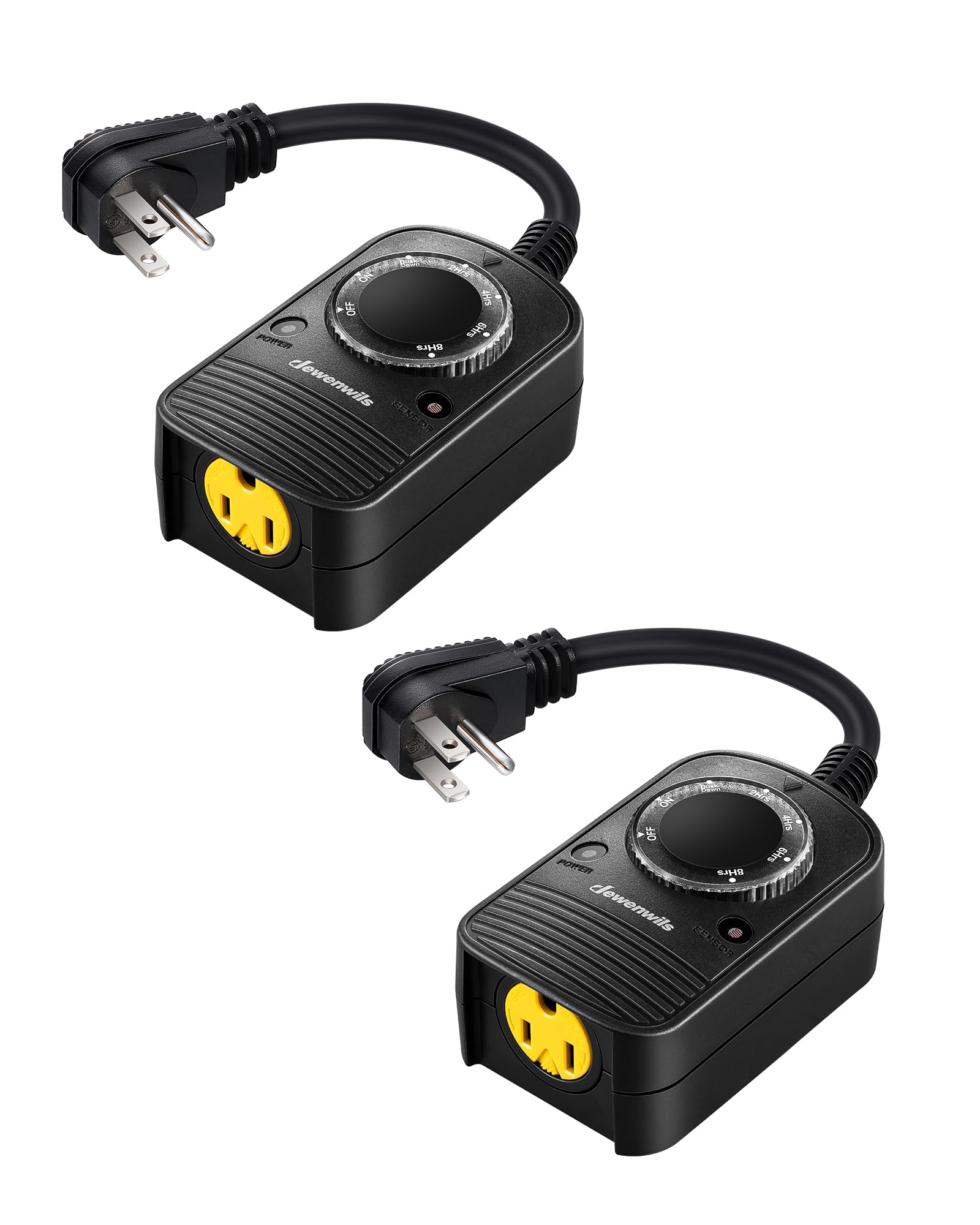 Temporizador Para Exteriores Dewenwils, Sensor Del Anochecer Al Amanecer, 10 A, 1/2 Hp, Paquete De 2 - Venta Internac