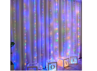 Foto 1 | Luces Decorativas Xtellar 3x3m Cortina De 300 Led, Recargables Por Usb