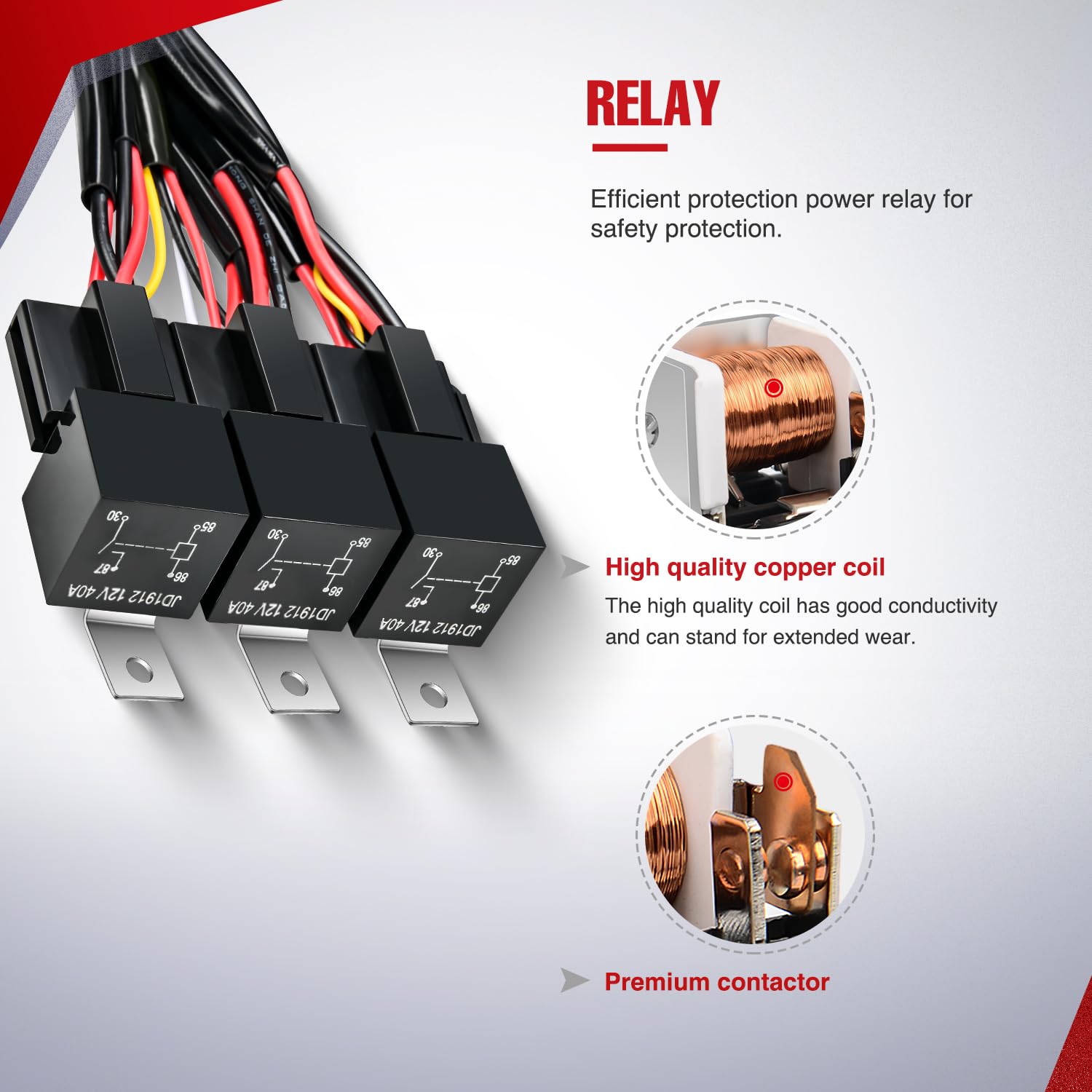 Foto 5 pulgar | Kit De Arnés De Cableado Nilight, Barra De Luz Led De 16 Awg, 12 V, 3 Bandas - Venta Internacional.