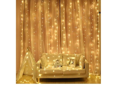 Foto 2 | Exclusivas Cortinas De Luces Led Xtellar - 8 Modos Únicos - Control Remoto Temporizador - 300 Leds En Configuración 3x