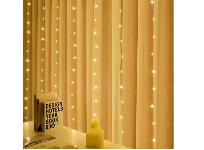 Foto 6 pulgar | Exclusivas Cortinas De Luces Led Xtellar - 8 Modos Únicos - Control Remoto Temporizador - 300 Leds En Configuración 3x