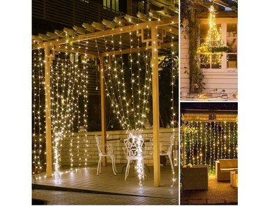 Foto 3 | Xtellar Cortina De Luces Led 300 Piezas 3*3m, 8 Modos, Usb, Ideal Para Decoración Atractiva Y Encantadora