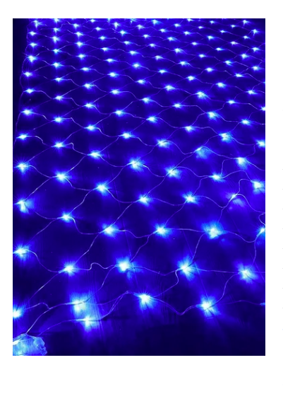 Foto 2 pulgar | Malla Luminosa Xtellar Serie De Luces Navideñas Led Azules 320, Decoración Externa, 2x1.8m