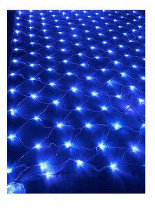 Foto 1 | Malla Luminosa Xtellar Serie De Luces Navideñas Led Azules 320, Decoración Externa, 2x1.8m