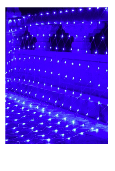 Foto 3 pulgar | Malla Luminosa Xtellar Serie De Luces Navideñas Led Azules 320, Decoración Externa, 2x1.8m