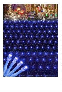 Foto 4 | Malla Luminosa Xtellar Serie De Luces Navideñas Led Azules 320, Decoración Externa, 2x1.8m