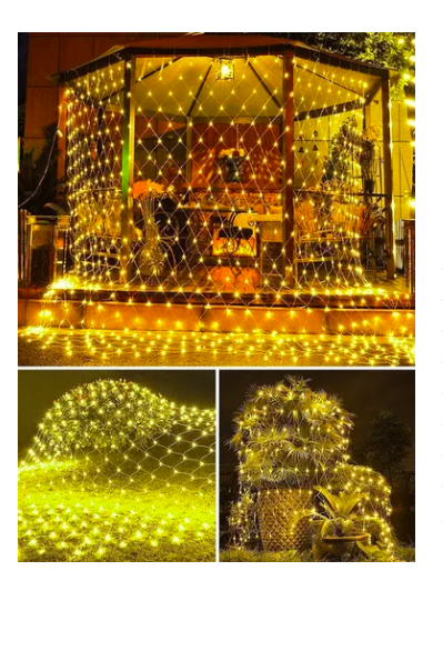 Foto 1 | Malla Luminosa Xtellar Serie De Luces Navideñas Led Azules 320, Decoración Externa, 2x1.8m