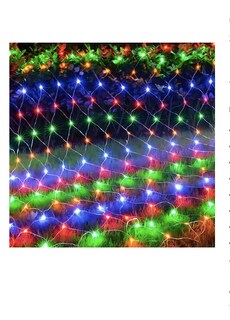 Foto 1 | Malla Luminosa Xtellar Serie De Luces Navideñas Led Azules 320, Decoración Externa, 2x1.8m