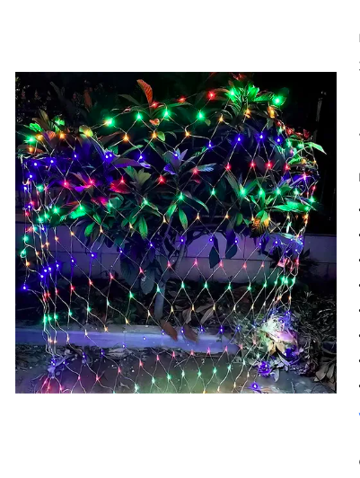 Foto 3 pulgar | Malla Luminosa Xtellar Serie De Luces Navideñas Led Azules 320, Decoración Externa, 2x1.8m