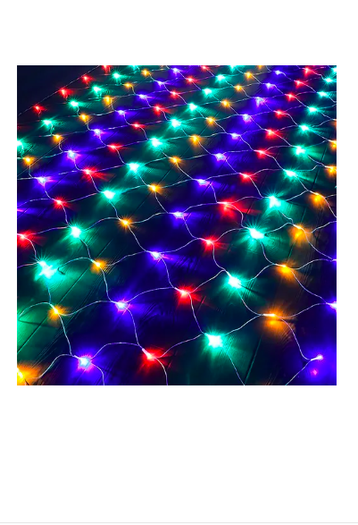 Foto 4 pulgar | Malla Luminosa Xtellar Serie De Luces Navideñas Led Azules 320, Decoración Externa, 2x1.8m