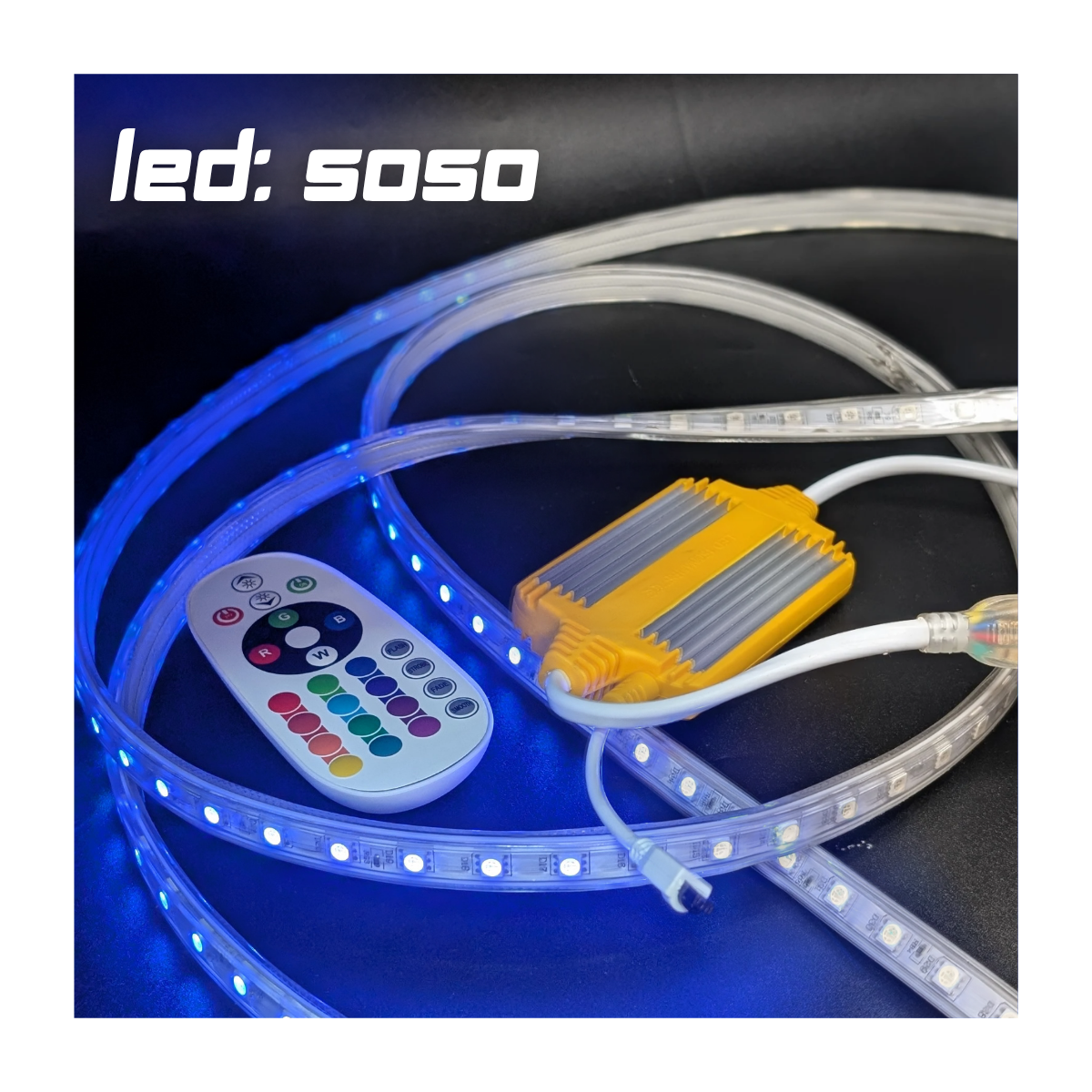 Foto 3 | Manguera Tira Led Neon Rgb Flexible 25m 110v C/ Control Remeto Ip65 Impermeable  Ideal Interior Exterior Fachada