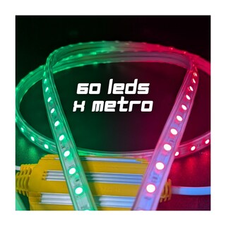 Foto 8 | Manguera Tira Led Neon Rgb Flexible 25m 110v C/ Control Remeto Ip65 Impermeable Ideal Interior Exterior Fachada