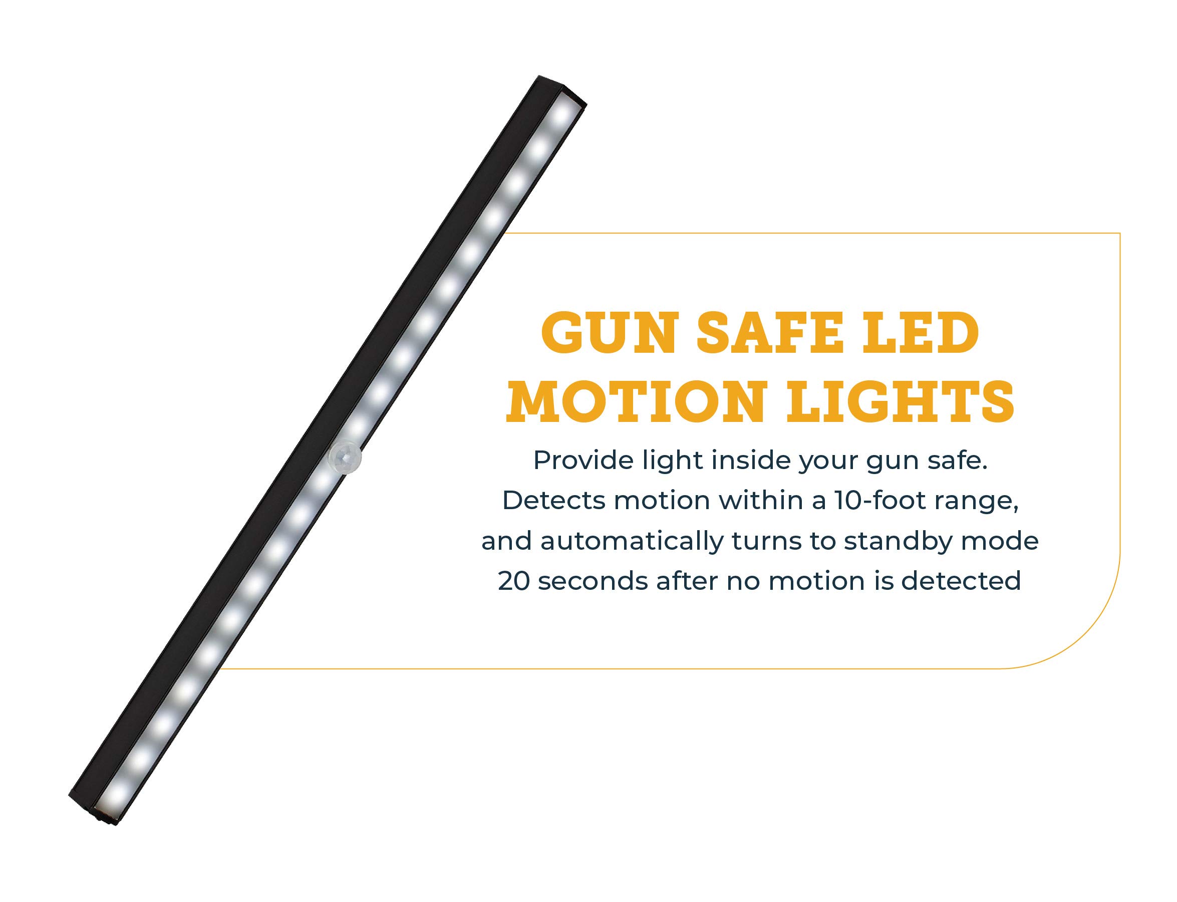 Foto 2 | Barra De Luces Inalámbrica Con Sensor De Movimiento Snapsafe 20 Led Blanca - Venta Internacional.