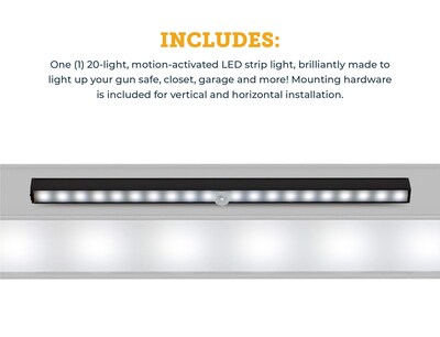 Foto 6 | Barra De Luces Inalámbrica Con Sensor De Movimiento Snapsafe 20 Led Blanca - Venta Internacional.