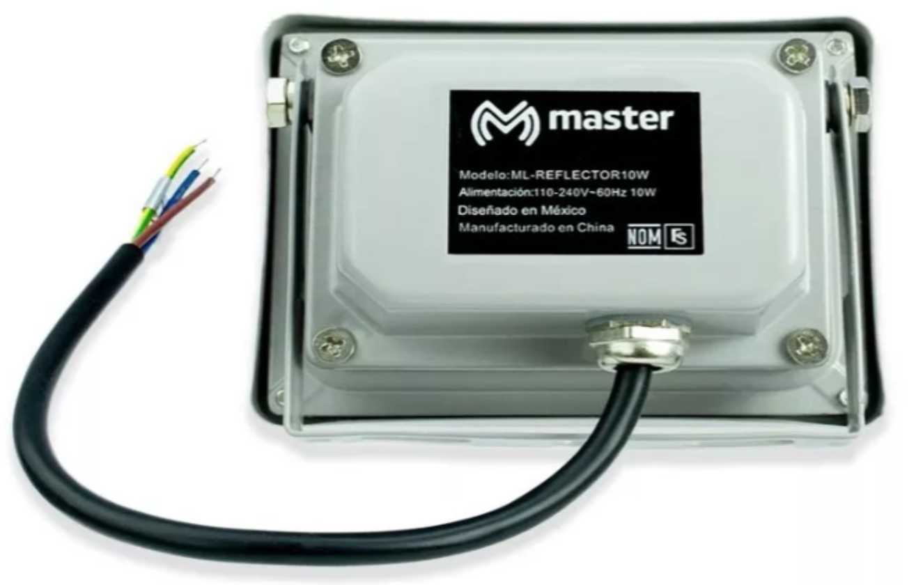 Foto 2 | Reflector de Led Luz Blanca Master Ml-reflector10w 10 Watts
