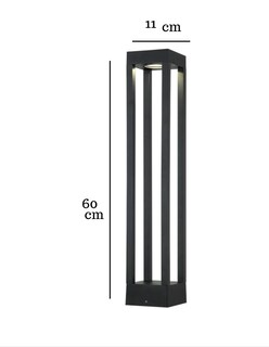Foto 3 | Lámpara de Piso Iluminación Luz Vic Zelyde para Exterior
