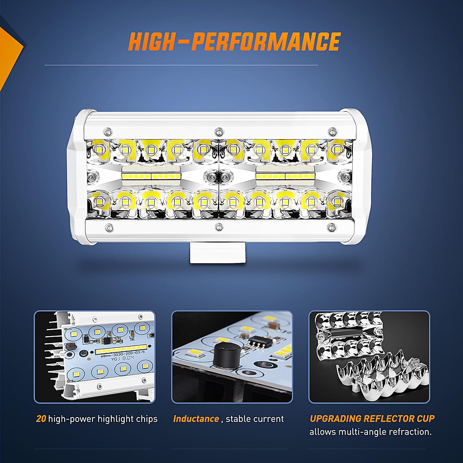 Foto 3 | Cápsulas De Luz Led Nilight Marine Navigation De 6.5 Pulgadas, 2 Unidades - Venta Internacional.